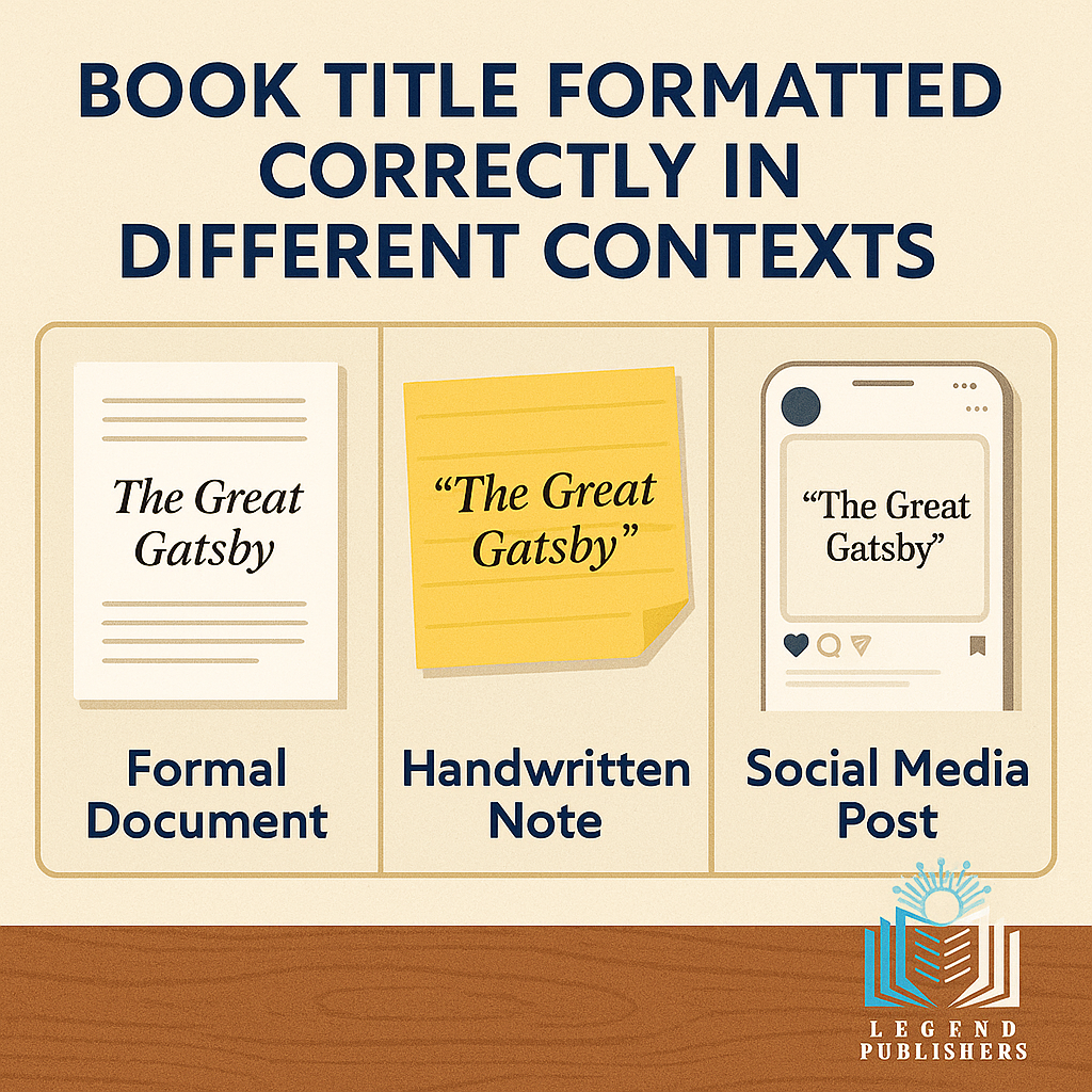 how to punctuate book titles