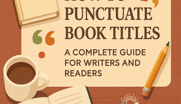 how to punctuate book titles